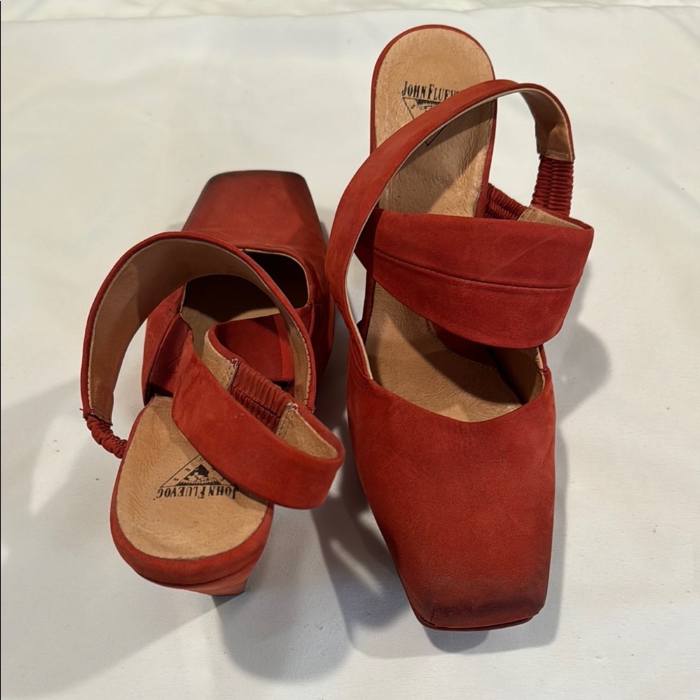 John Fluevog Women's Red Sandals